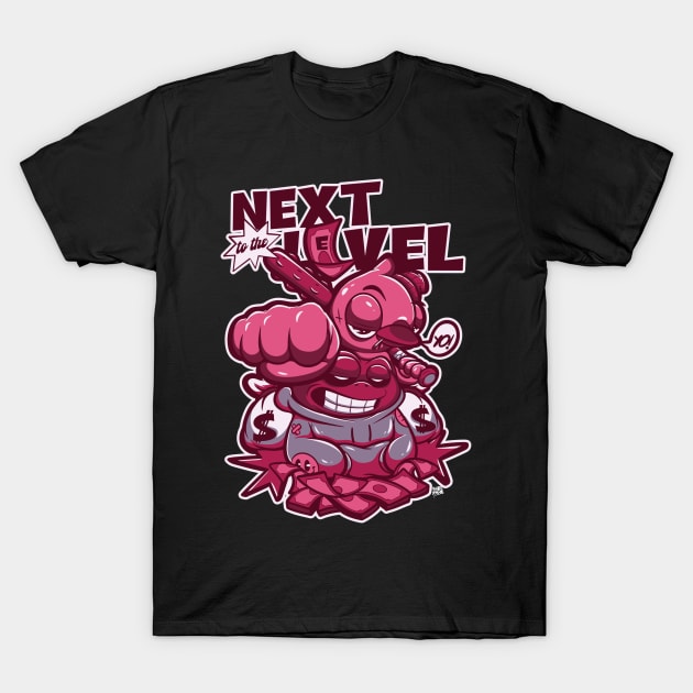 to the next level T-Shirt by Behold Design Supply